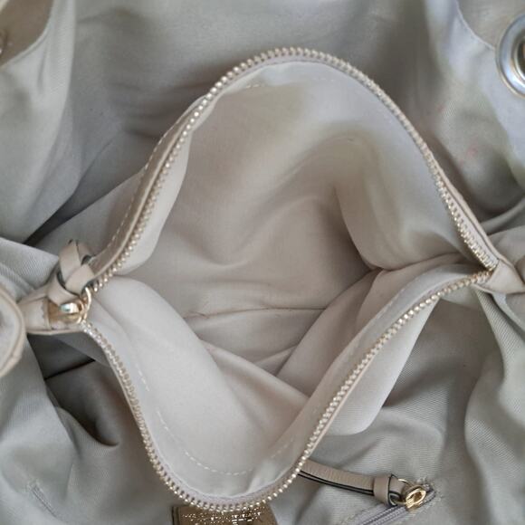 Valentino by Mario Valentino Luisa 2 Sauvage Leather Tote Bag in Taupe / Beige - Picture 12 of 12